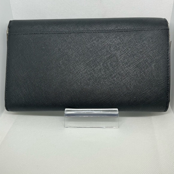 Kate Spade Black and Gold Wallet Organizer with Sleek Design - Picture 2 of 5